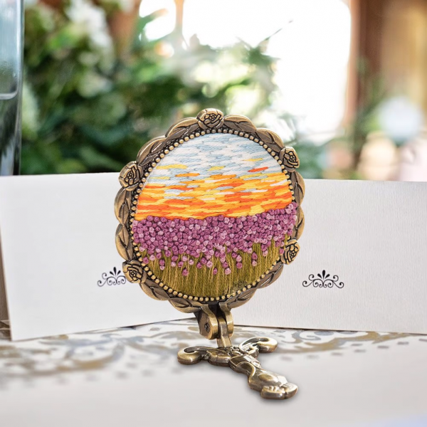 Su Embroidery DIY Mirror-Flowers Sea