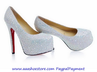 Christian Louboutin Dafodile Strass Crystal Red Sole Pump ON SALE www.aaashoestore.com Free shipping