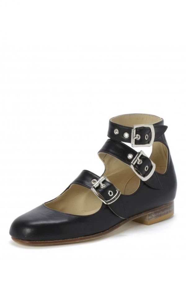 Vivienne Westwood Roman Three Straps Shoes Black