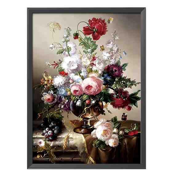 Cross Stitch Kit-Table Flowers(50*68CM)