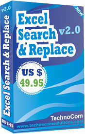 Search and Replace in Excel Tool