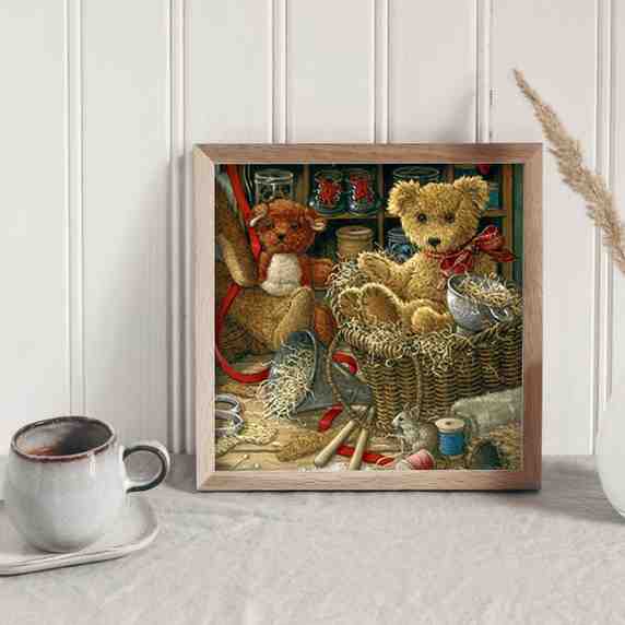 Bear Print Cross stitch