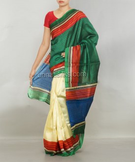 Online shopping for bhagalpuri soft silk saris by unnatisilks