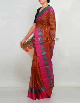 Online shopping for x-mas kota silk saris by unnatisilks