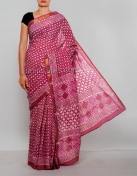 Online shopping for rajasthani cotton summer saris by unnatisilks