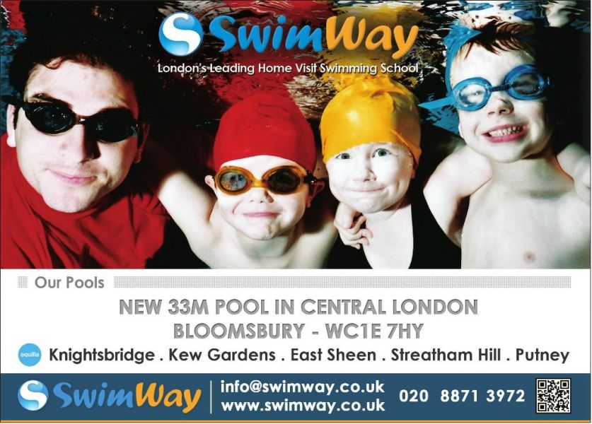Central London Swimming Lessons in Bloomsbury – WC1E 7HY