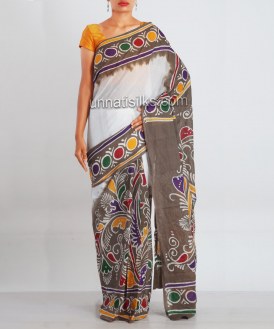 Online shopping for pure batik cotton saris by unnatisilks