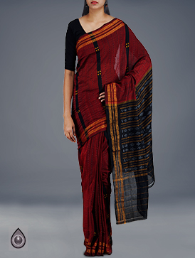 Online shopping for pure handloom sambalpuri cotton sarees by unnatisilks