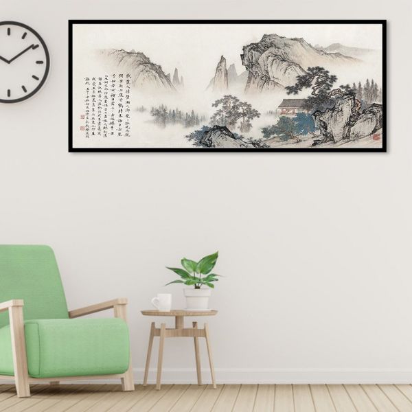 Building printed cross stitch 11CT 150 * 66CM