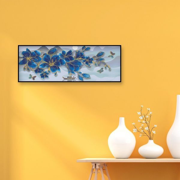 Cross-stitch set-flowers (80*30cm)