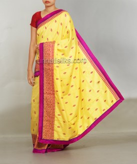 Online shopping for bhagalpuri soft silk saris by unnatisilks