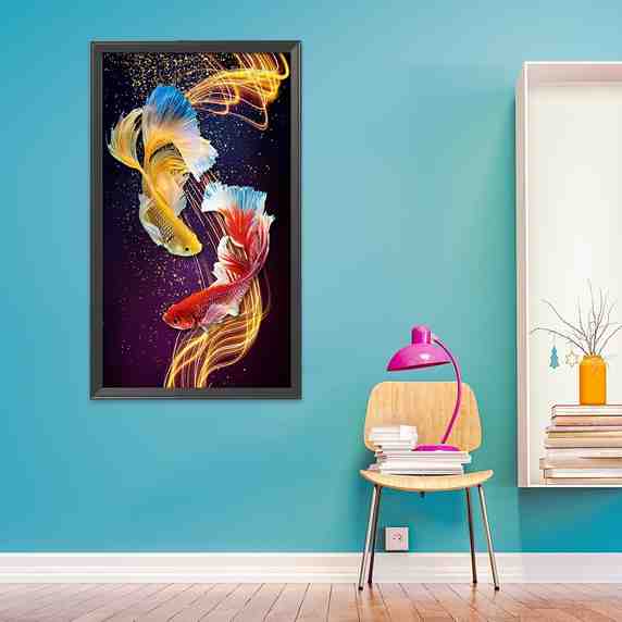 Cross-stitch set-fancy carp (54*89cm)