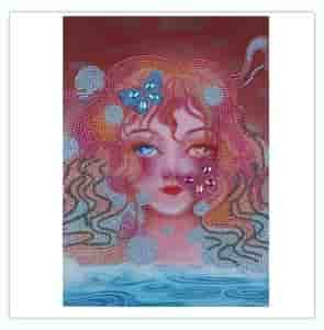 Beauty-5D picture size diamond painting
