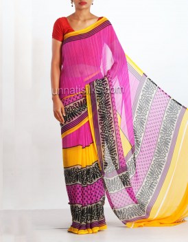 Online shopping for printed saris by unnatisilks