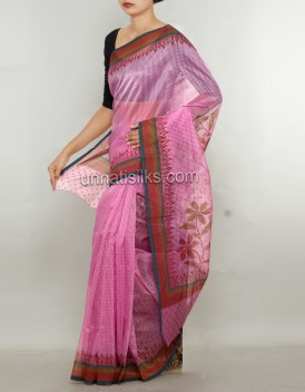 Online shopping for latest pink color saris by unnatisilks