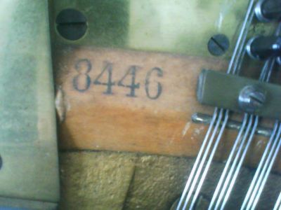 Upright Piano Bluthner from 1859