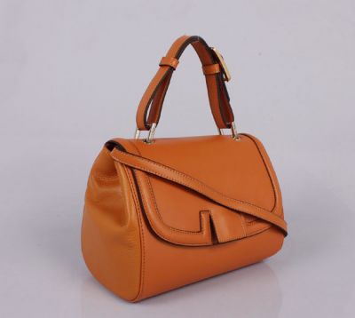 Wholesale Fendi Colorblock Silvana Leather Satchel Orange Free shipping paypal payment www.lelesale.