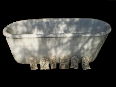 LUXURY style MARBLE bathtub, ANTIQUE marble BATHTUB, old ITALIAN bathtub from MARBLE by LUXURY STYLE