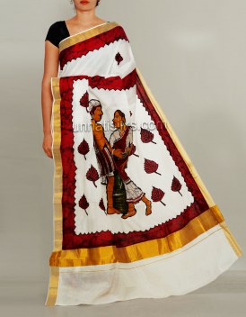 Online shopping for summer cotton saris by unnatisilks