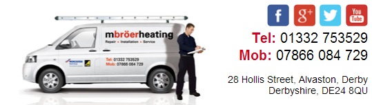 New Boiler & Heating System Installation in Derbyshire - M Broer Heating