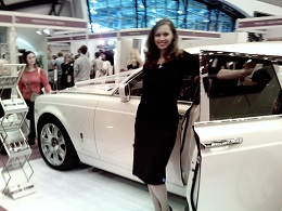 Exhibition staff, exhibitor at Kensington Olympia, Earls Court, Excel London