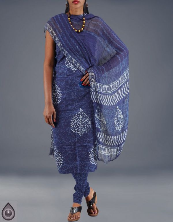 Online shopping for unstitched pure rajasthani soft cotton salwar kameez by unnatisilks