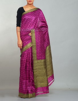 Online shopping for bhagalpuri soft silk saris by unnatisilks