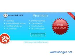 Send unlimited bulk emails using your own SMTP mail server. 