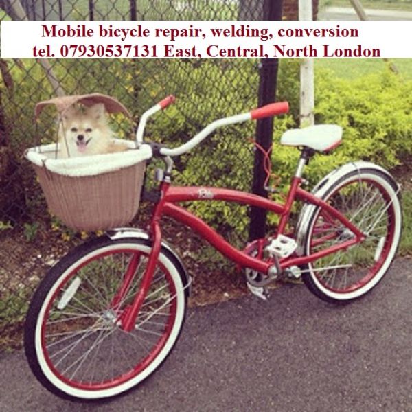 Mobile Bicycle welding,repair, Aluminium-Steel Welding, Conversion. East, Central, North London