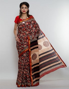 Online shopping for maheshwari summer cotton saris by unnatisilks