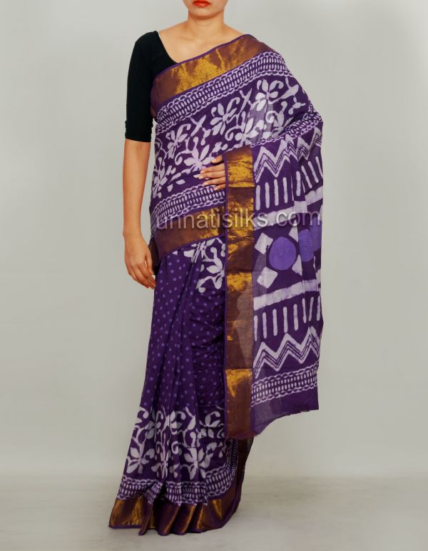 Online shopping for rajasthani cotton summer saris by unnatisilks