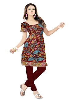Online shopping for bengal batik cotton kurtis by unnatisilks