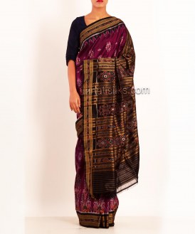 Online shopping for pink bomkai silk sarees by unnatisilks