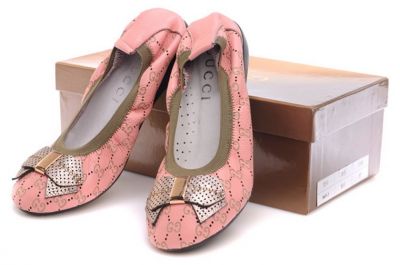 Gucci Ali Original GG Sheep Skin Ballerina Pink Wholesale with free shipping and paypal payment