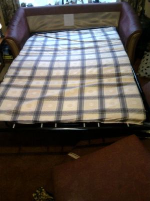 SOFA BED - TERRACOTTA - PICK UP ONLY