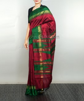 Online shopping for pure dupion ghicha silk sarees by unnatisilks