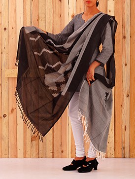 Online shopping for pochampally cotton chunni by unnatisilks