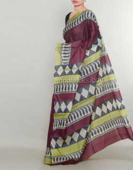 Online shopping for multicolor saris by unnatisilks