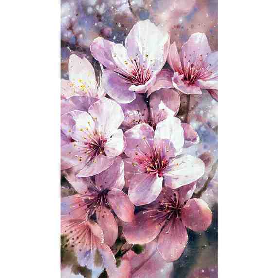 樱花-5D图片尺寸钻石画