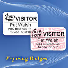 Non Adhesive Visitor Badges