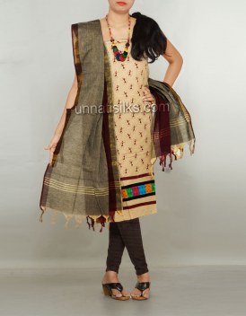Online shopping for unstitched mangalagiri cotton salwar kameez by unnatisilks
