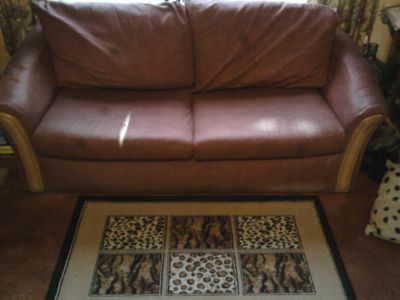 SOFA BED - TERRACOTTA - PICK UP ONLY