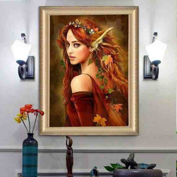 Full diamond diamond painting fairy diamond mosaic embroidery diamond art painting kit cross stitch 
