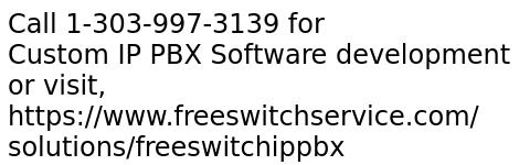Custom IP PBX Software development services