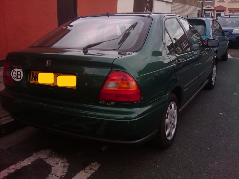  HONDA Civic 1.6L Manual Petrol, N Reg, for Repair and Spares