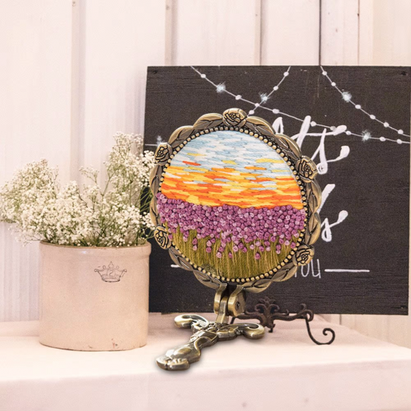 Su Embroidery DIY Mirror-Flowers Sea