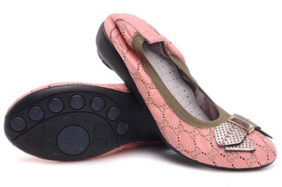 Gucci Ali Original GG Sheep Skin Ballerina Pink Wholesale with free shipping and paypal payment