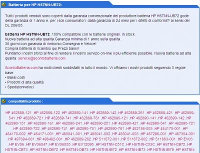 Batteria Fujitsu-siemens Lifebook E8420