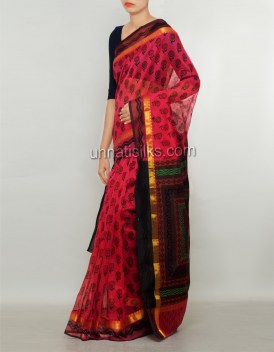 Online shopping for latest pink color saris by unnatisilks