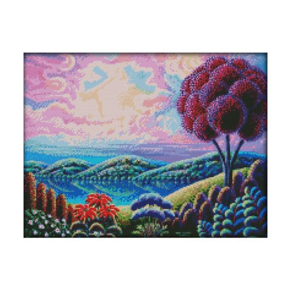 Cross stitch suit - fantasy scenery (44 * 35cm)